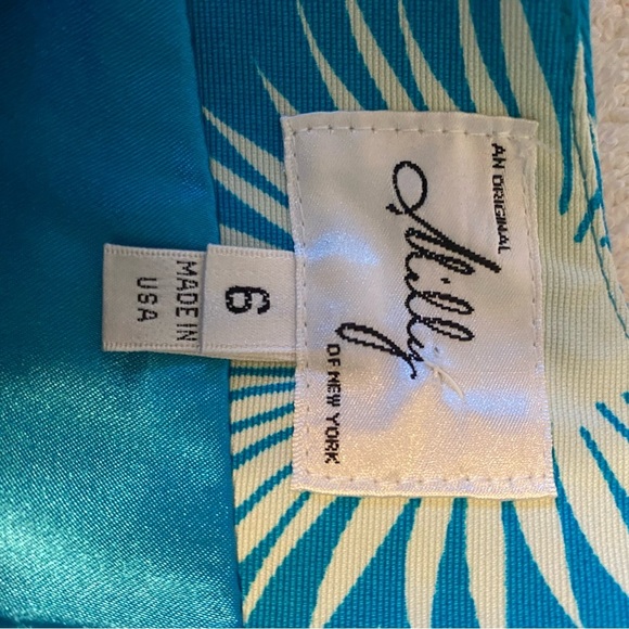 Milly New York Sydie Sheath Dress Teal White US 6 UK 10 $385 - Picture 7 of 13